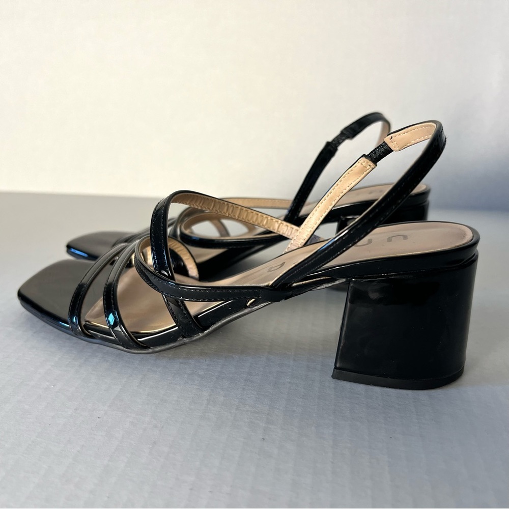 Unisa Sandals Black Block Heel